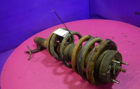 Front shock absorber with coil spring