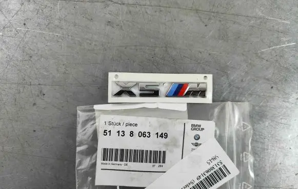 BMW X5M G05 F95 Front door emblem/model letters 53138063149