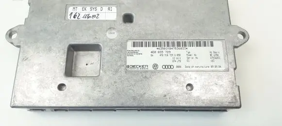 Audi A6 S6 C6 4F Head unit multimedia control 4E0035729 4F0910729Q