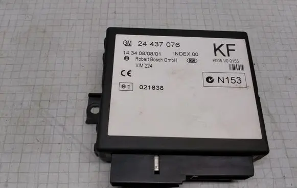 Opel Zafira A Comfort/convenience module 24437076KF