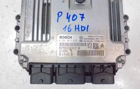 Peugeot 407 Engine control unit/module ECU 9661005580
