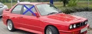 BMW 3 E30 Front door window/glass (coupe) 51321919844 140EF7RR50