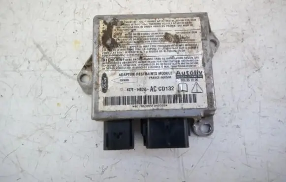 Ford Mondeo Mk III Airbag control unit/module 4S7T-145056