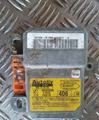 Peugeot 406 Airbag control unit/module 6EGA8P 550725200 9638592580