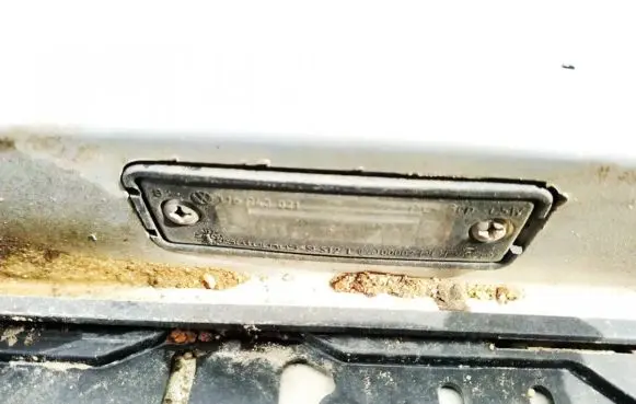 Volkswagen Polo III 6N 6N2 6NF Number plate light