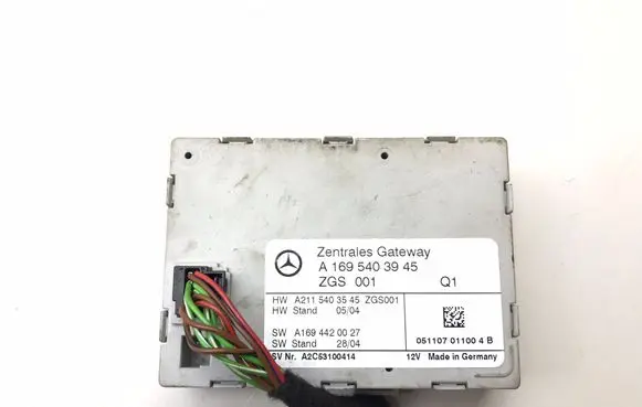 Mercedes-Benz A W169 Gateway control module A1695403945 K3637