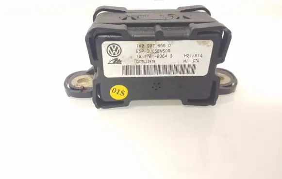Volkswagen Golf V ESP acceleration yaw rate sensor 1K0907655D CV75L12478