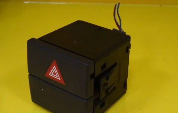 Opel Meriva A Hazard light switch 93332970
