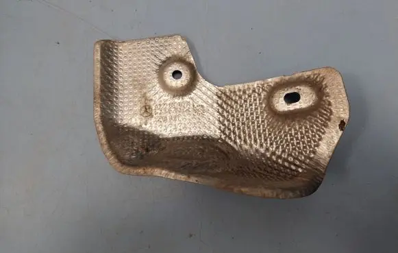 Heat shield in engine bay