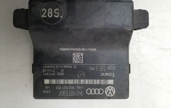 Volkswagen Sharan Door central lock control unit/module 1K0907530F