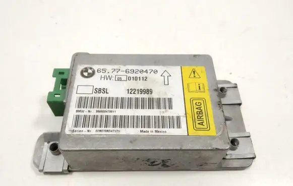 BMW 7 E65 E66 Airbag control unit/module 6920470 65776920470 12219989