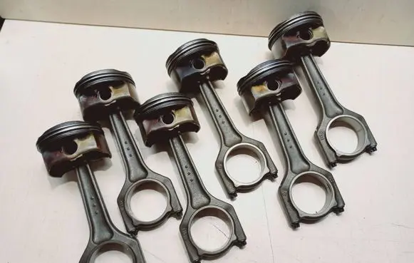 BMW 5 E60 E61 Piston with connecting rod 7612982 7589536