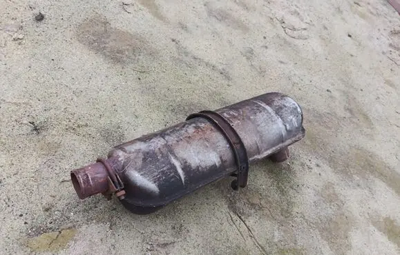 Opel Commodore A Middle muffler/silencer 