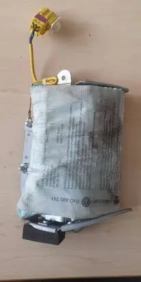 Front door airbag