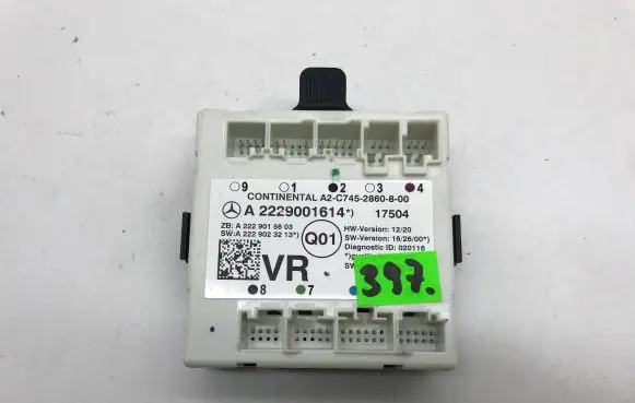 Mercedes-Benz S W222 Door control unit/module A2229001614 A2229015603 A2229023213