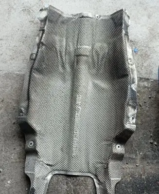 Heat shield in engine bay
