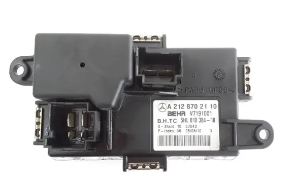 Mercedes-Benz E W212 Heater blower motor/fan resistor A2128702110 5HL01038410