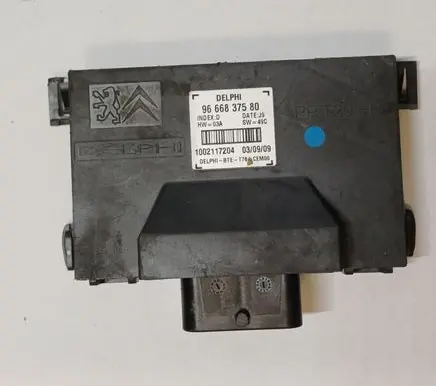 Peugeot 308 Convertible roof control unit 9666837580