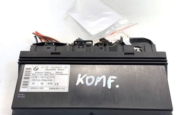 BMW 5 E60 E61 Central body control module 9168833