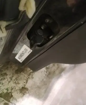 Volvo S40 Front door check strap stopper 