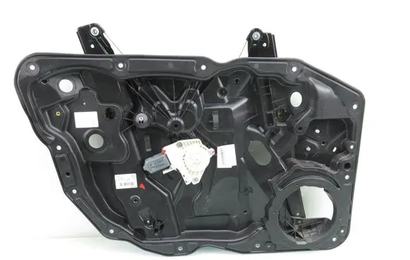 Volkswagen Touareg I Front door window regulator with motor 8K0959801B 7P6837755C