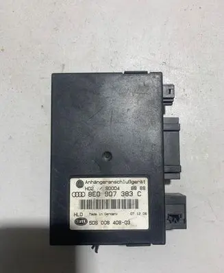 Audi A4 S4 B6 8E 8H Tow bar trailer control unit/module 8E0907383C 5DS00840803