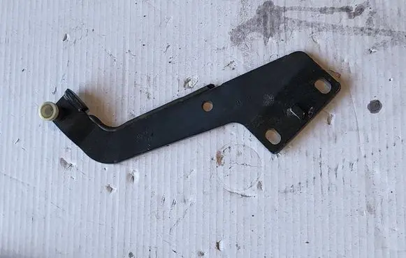 Volkswagen Sharan Sliding door upper roller guide/hinge 7N0843435B