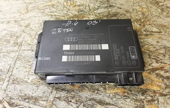 Audi A4 S4 B6 8E 8H Comfort/convenience module 8E0959433AF 00007245B5 00359841
