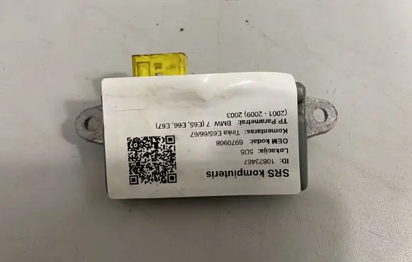 BMW 7 E65 E66 Airbag control unit/module 6970908