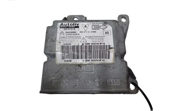 Citroen C5 Airbag control unit/module 9665266080 608990300