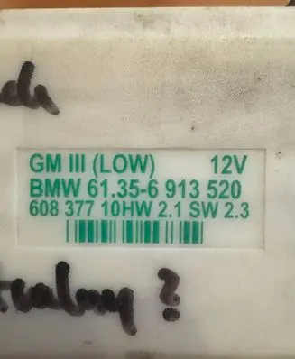 BMW 5 E39 Comfort/convenience module 6913520 60837710HW 61356913520