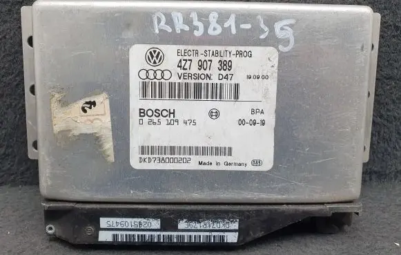 Audi A6 Allroad C5 ESP (stability system) control unit 4Z7907389 0265109475