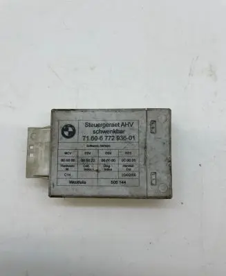 BMW 3 E90 E91 Tow bar trailer control unit/module 6772936 7160677293601