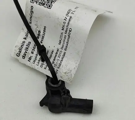 Mazda MX-5 ND Airbag deployment crash/impact sensor N255566D0