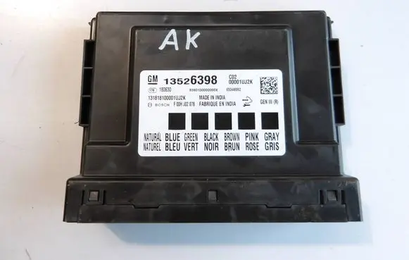 Opel Astra K Comfort/convenience module 13526398 8360100000003