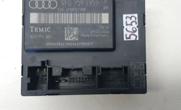 Audi A6 S6 C6 4F Door control unit/module 4F0959795F