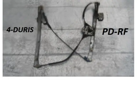 Volkswagen Golf III Front door manual window regulator 1H0837401