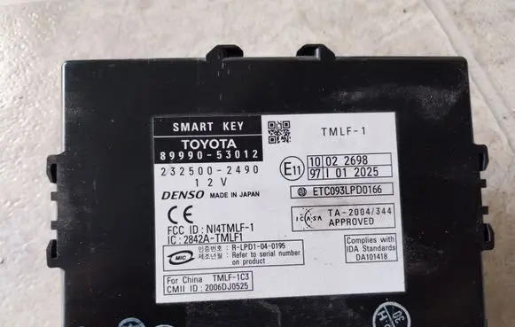 Lexus IS 220D-250-350 Keyless (KESSY) go control unit/module 8999053012