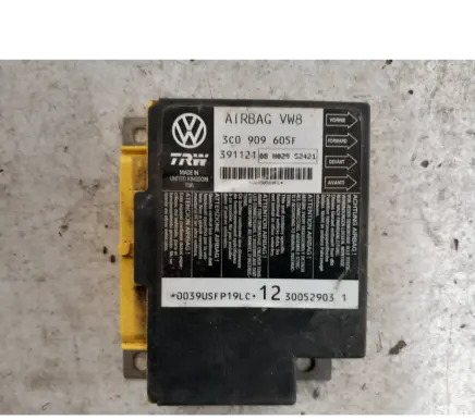 Volkswagen PASSAT B6 Airbag control unit/module 3C0909605F 391121