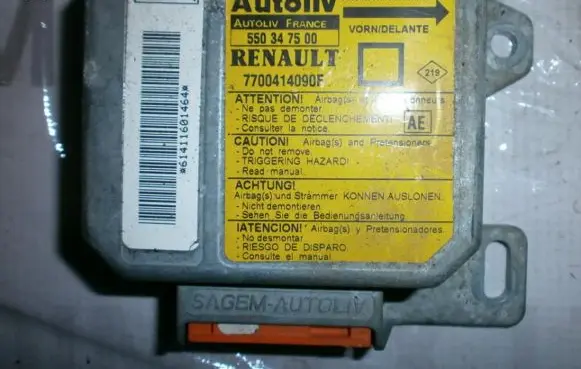 Renault Megane I Airbag control unit/module 7700414090F 550347500