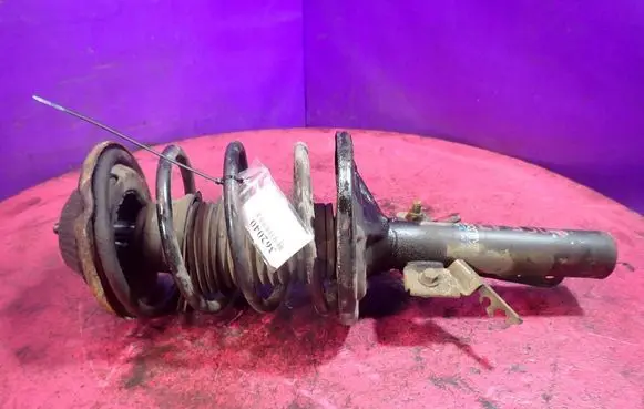 Front shock absorber with coil spring