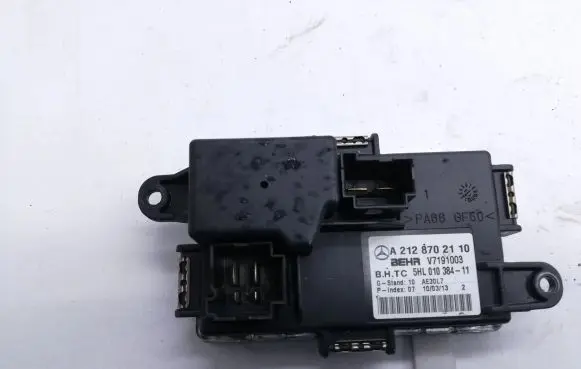 Mercedes-Benz E W212 Heater blower motor/fan resistor A2128702110