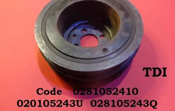 Audi A4 S4 B5 8D Crankshaft pulley 0281052410 020105243U 028105243Q