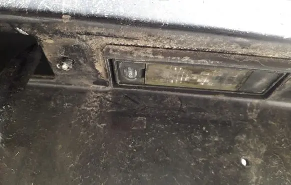 Citroen C8 Number plate light
