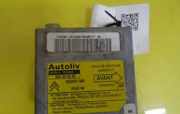 Citroen Xsara Airbag control unit/module 550535300 9633621380