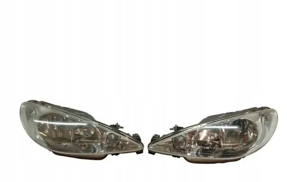 Peugeot 206 Headlights/headlamps set 9628666780