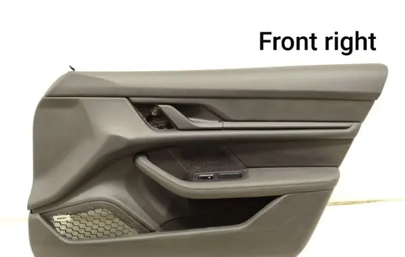 Porsche Taycan 9J1 Front door card panel trim 9J1867012BL