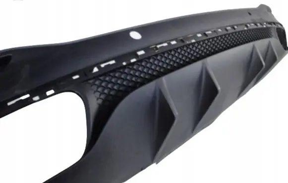 Rear bumper lower part trim
