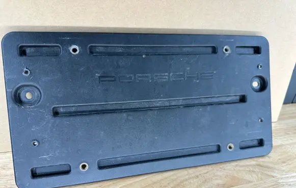 Porsche Cayenne (9Y0 9Y3) Number Plate Surrounds Holder Frame 