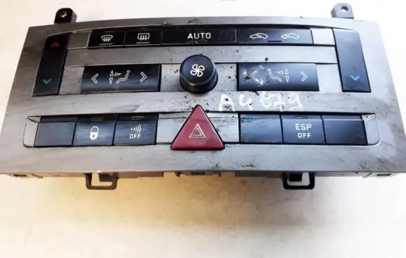 Peugeot 407 Climate control unit 96573322yw 96512442xt